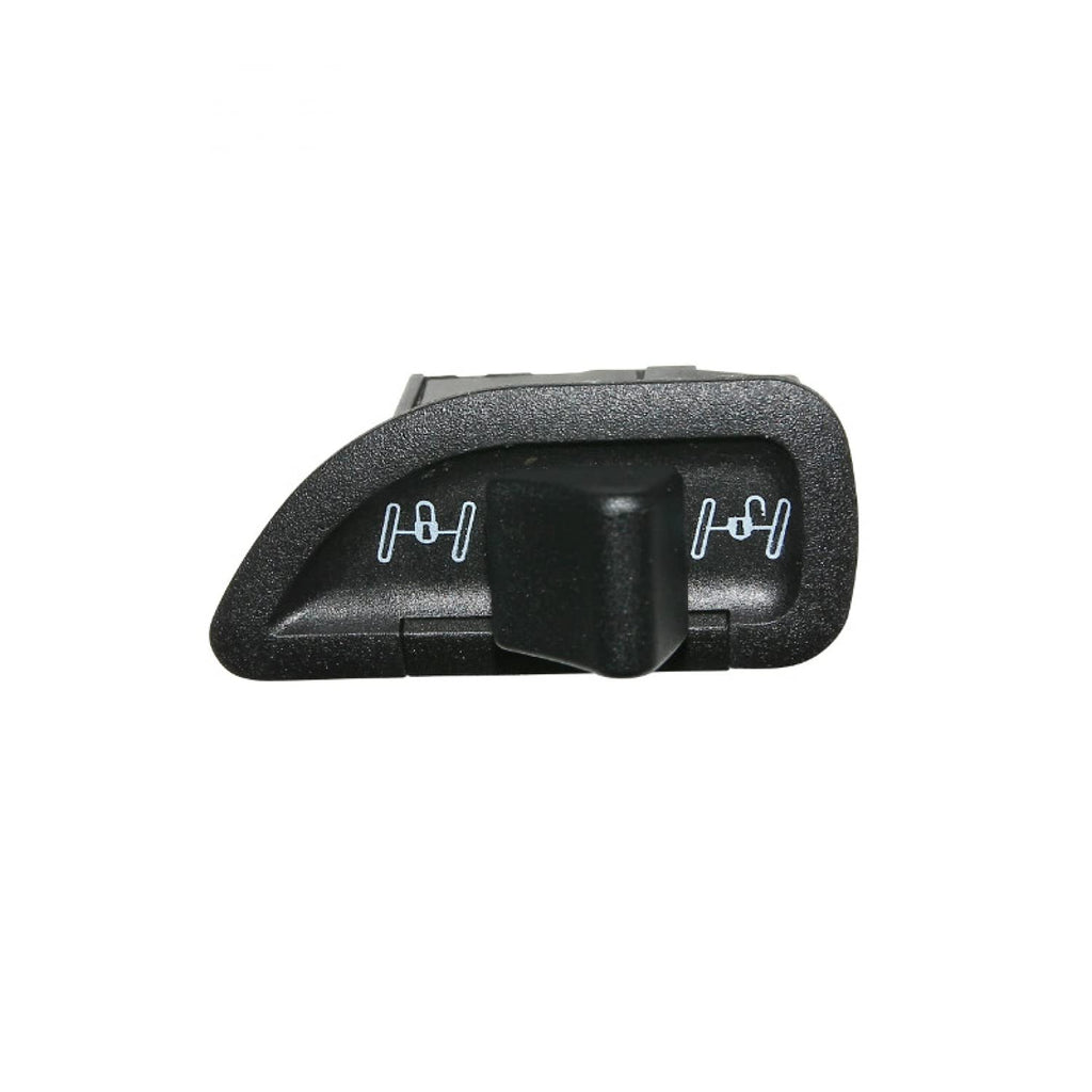 Pulsante blocco e sblocco rollio Piaggio 641347 nero, con levetta centrale e placchetta con i pittogrammi di sospensione bloccata e libera, per MP3 e Gilera Fuoco 500