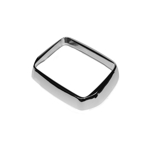 Ghiera faro cromata Piaggio 654265 per Vespa S 50, 125 e 150, vista laterale del profilo