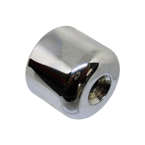 Terminale manubrio cromato Piaggio 654603, contrappeso cilindrico per MP3, Beverly e Carnaby