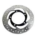 Piaggio 667032 disco freno posteriore Ø240 mm forato con mozzo nero, vista frontale