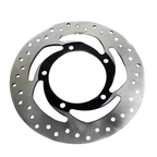 Piaggio 667032 disco freno posteriore Ø240 mm forato con mozzo nero, vista frontale