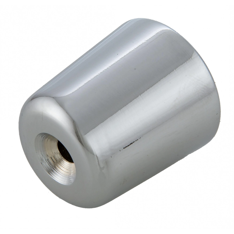 Terminale manubrio cromato Piaggio 673243 per Vespa GTS e Beverly, vista laterale