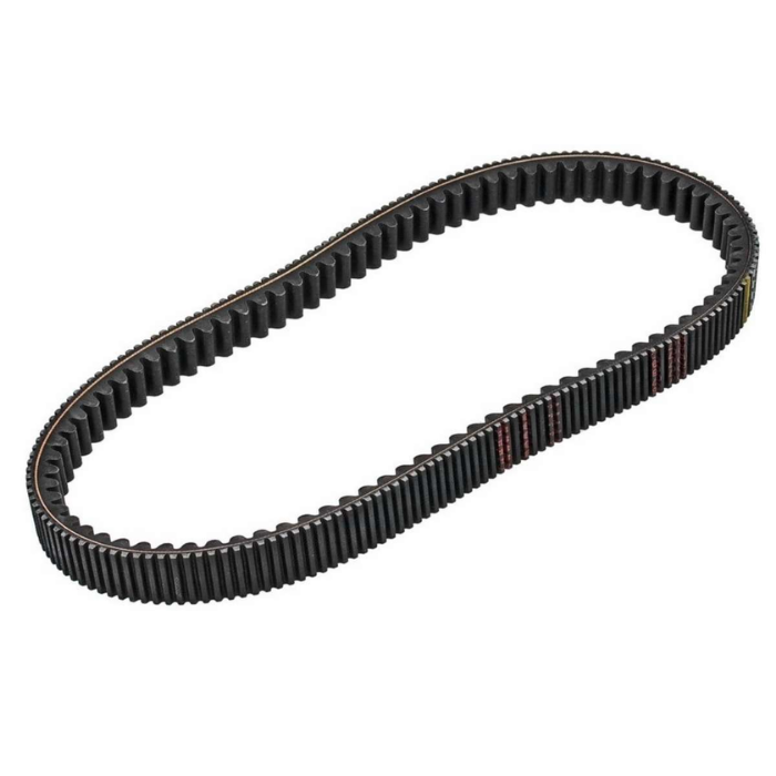 Piaggio 827826 cinghia variatore trapezoidale nera, vista tre quarti