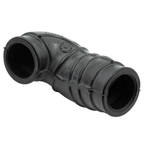 Tubo testa-termostato Piaggio 840826 in gomma EPDM nera, con marcatura EPDM stampata sul corpo