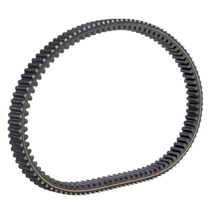 Cinghia di trasmissione Piaggio 849090 per variatore CVT, vista d'insieme dell'anello completo