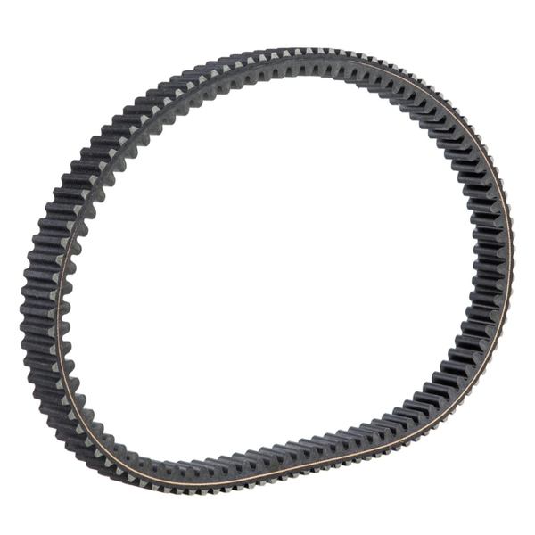 Cinghia di trasmissione Piaggio 849090 per variatore CVT, vista d'insieme dell'anello completo