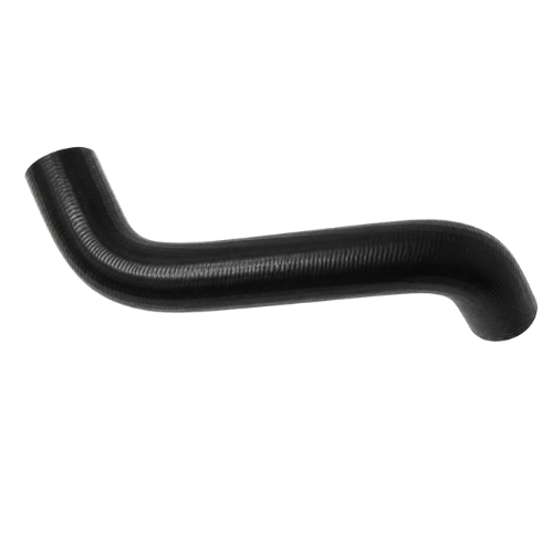 Tubo di mandata acqua del radiatore originale Piaggio B004741, manicotto in gomma nera con rinforzo tessile sagomato a doppia curva per Piaggio Porter