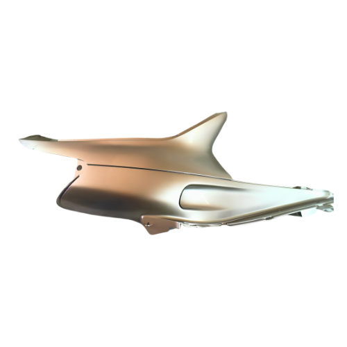 Fiancata destra Piaggio CM0050015095 grigio 729 metallizzato per Skipper 125 e 150, vista esterna
