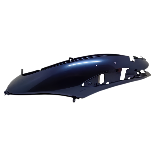 Fiancata posteriore sinistra originale Piaggio CM01210100D8 blu reale 202/A per Beverly 125, Beverly 200 e BV 200 - vista esterna verniciata