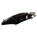 Fiancata posteriore destra originale Piaggio CM0141024090 verniciata nero lucido 94 per Beverly 500 - vista esterna