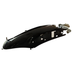 Fiancata posteriore destra originale Piaggio CM0141024090 verniciata nero lucido 94 per Beverly 500 - vista esterna