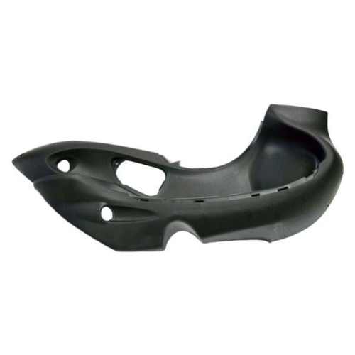 Pedana destra nera originale Piaggio CM014204000C per Beverly e BV, vista d'insieme