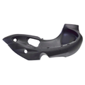 Pedana destra grigia originale Piaggio CM014204000P per Beverly e BV, vista d'insieme