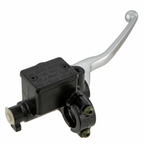 Coperchio del serbatoio della pompa freno Piaggio CM074901 con la dicitura stampigliata «use only DOT 4 brake fluid» e le due viti a croce di fissaggio
