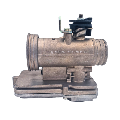 Corpo farfallato con centralina ECU Piaggio CM078202 per X8 250 ie, vista laterale