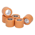 Kit 6 rulli variatore Piaggio CM1102035 arancioni da 19x15,5 mm con boccola metallica interna