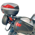 Portavaligie Laterale Kappa KL174 per Honda CBF 600 (2004) Nero Telai e Portavaligie - Moon Bike - Vista 1