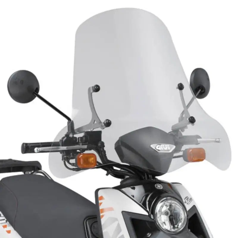 Parabrezza Kappa 288AK Trasparente 59x70 cm – Scooter Yamaha BW's / Aerox / Vity, Piaggio Typhoon - Moon Bike - Vista 1