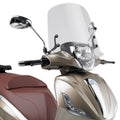 Parabrezza Kappa 357AK Trasparente 32x46 cm – Piaggio Beverly 125ie/300ie/350 (2010-2020) Parabrezza - Moon Bike - Vista 1