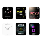 Sei quadranti selezionabili sullo smartwatch Momo Design Stealth, digitali e analogici