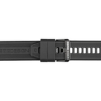 Cinturino in silicone nero e fibbia dello smartwatch Momo Design ZERO