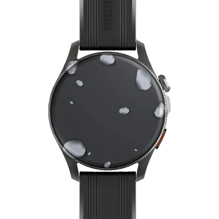 Smartwatch Momo Design ZERO con gocce d'acqua sul quadrante, certificazione IP68