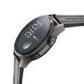 Smartwatch Momo Design ZERO nero, tre quarti con display AMOLED rotondo acceso