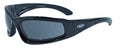 Global Vision Triumphant Nero Lucido Lente Fumé Occhiali Moto Imbottiti ANSI, codice 145917 — Global Vision