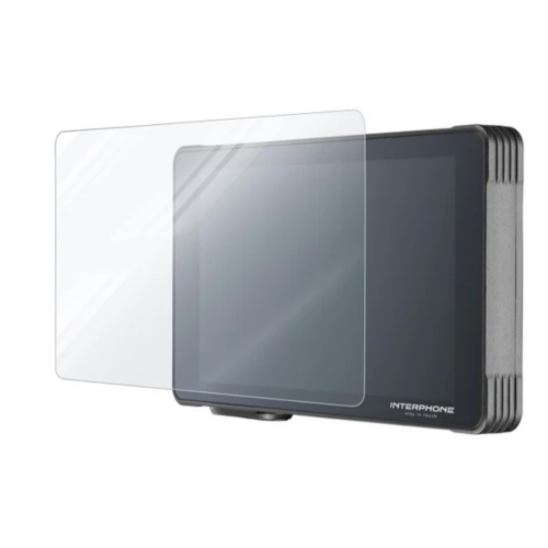 Vetro protettivo temperato Interphone per display Sync 55 e RideSync, accanto allo schermo